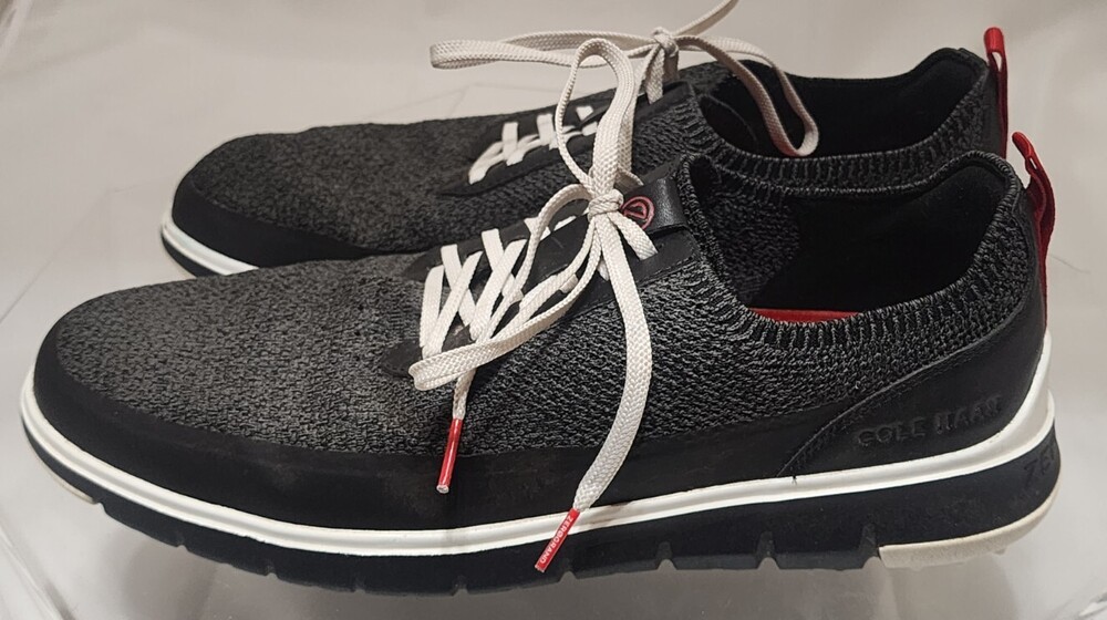 Cole Haan Generation ZERØGRAND Men 12 Golf Shoes/Sneakers C34704 Fabric Black